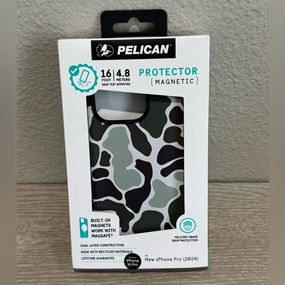 Pelican Magnetic Protector Case for iPhone 16 Pro ||camo